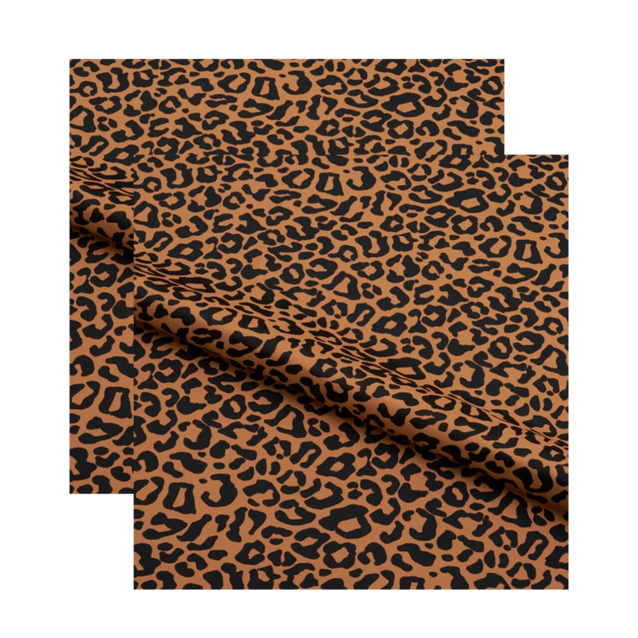 Groove Leopard Pattern Printed Spandex Fabric 55/56 Inch Width